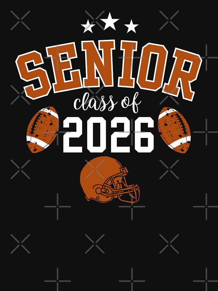 Football Lover Senior Class of 2026 Senior Graduation Football Player Gift by MouDantArts