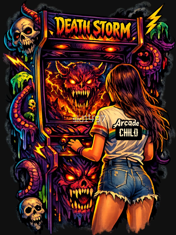Death Storm Arcade – Retro Horror Demon Arcade by SidTastic