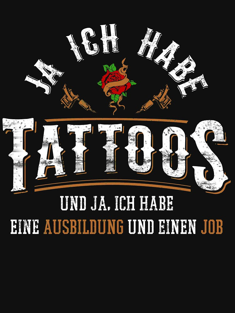 I have tattoos and a training I love tattoo by ChrisFeil