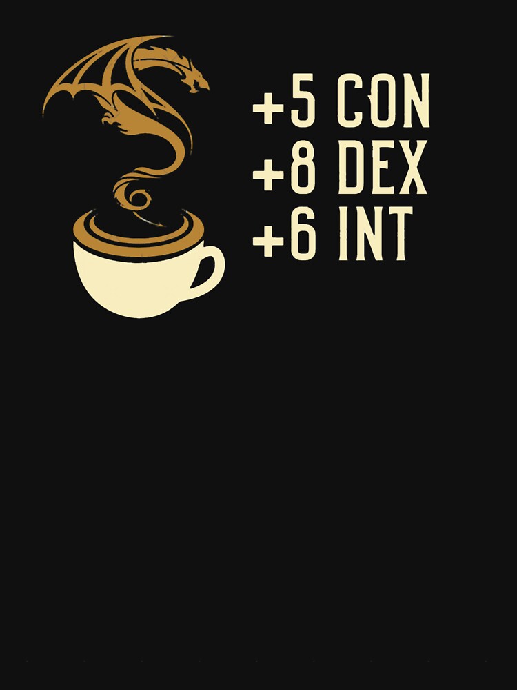 Coffee Stats for Roleplaying and Larping Tabletop RPG by DesreeCruz