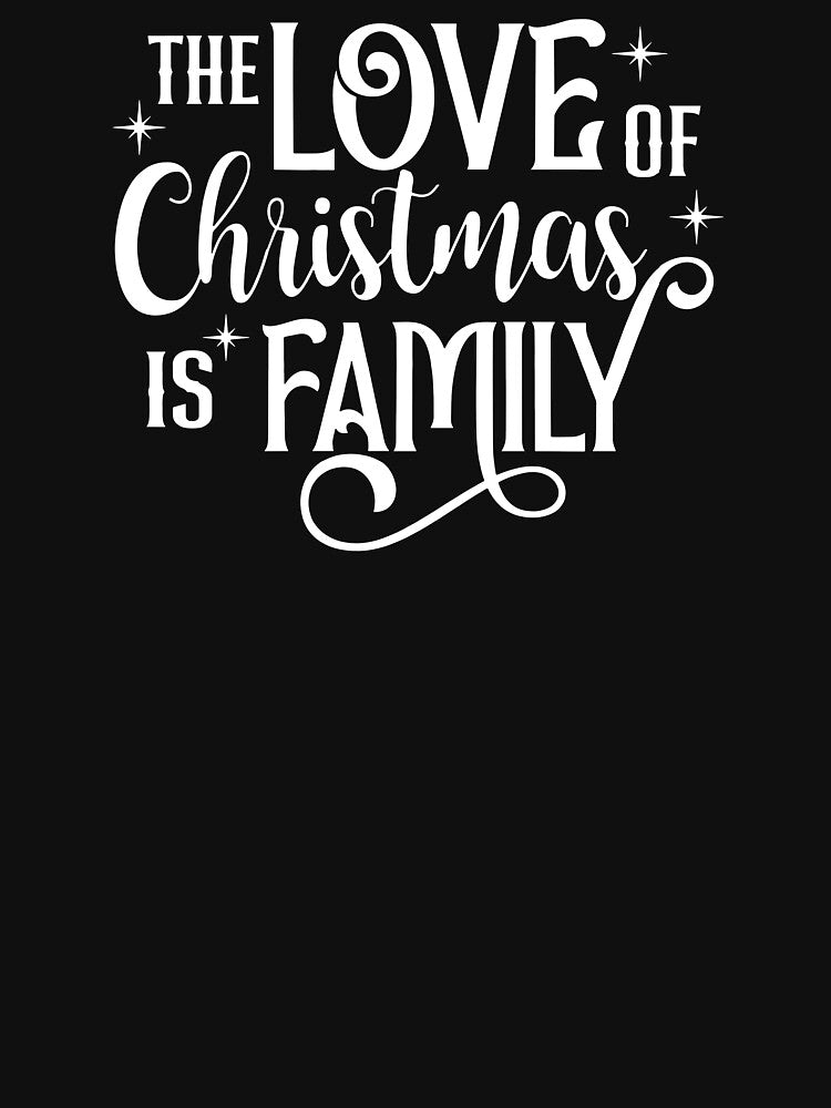 The Love Of Christmas Is Family by Zacharieello