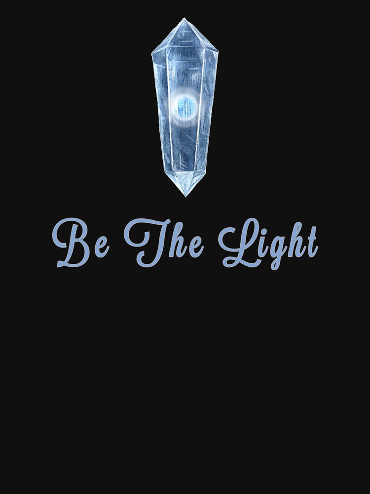 Be the Light Crystal Design - Inspiring and Elegant Art by ashrafzain