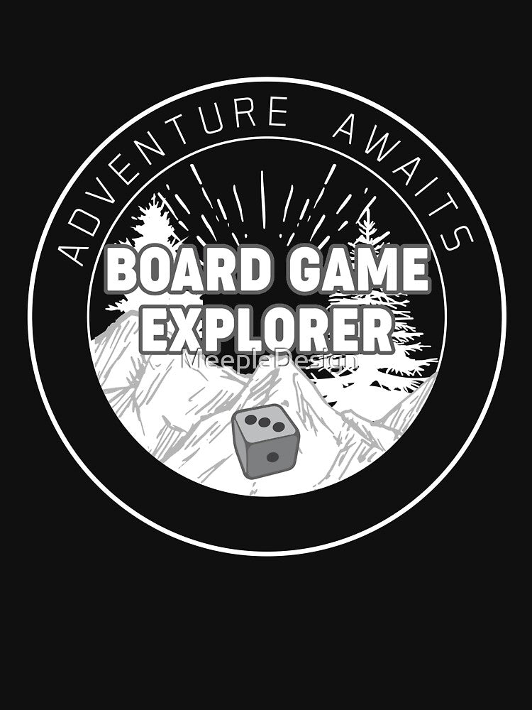 Board Game Explorer Gaming Graphic - Tabletop Gaming by MeepleDesign