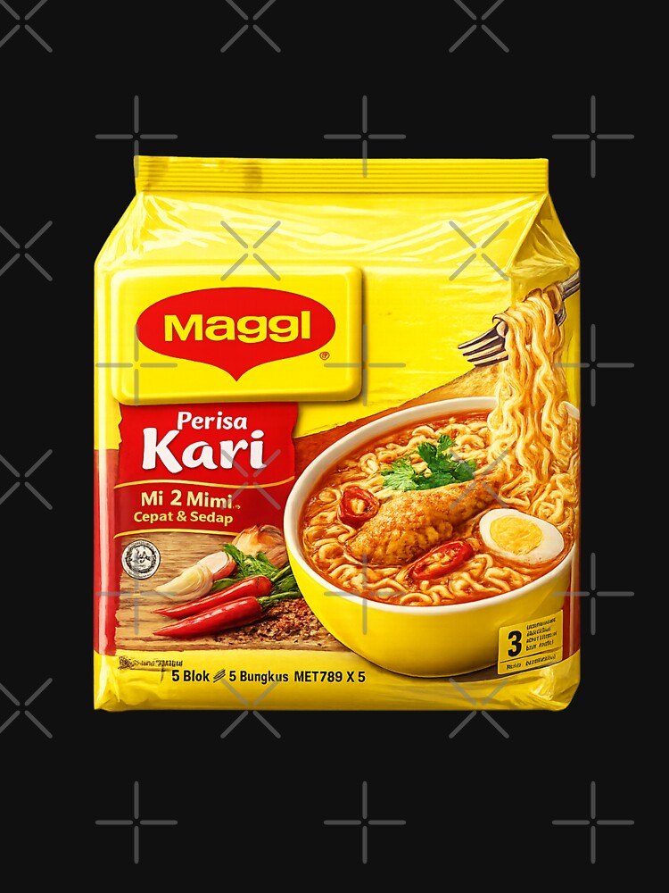 Maggi Kari Curry Instant Noodles Package Malaysia by Aryabek