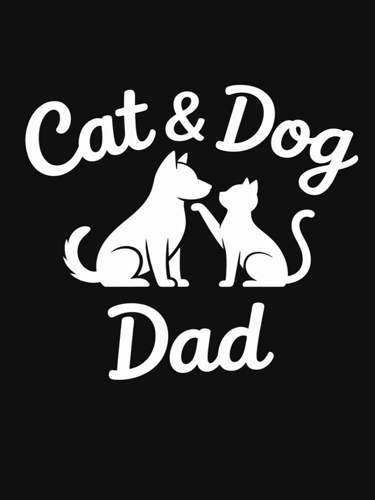 Cat and Dog Dad Shirt Pets Animals Lover Puppy by BiellaSar