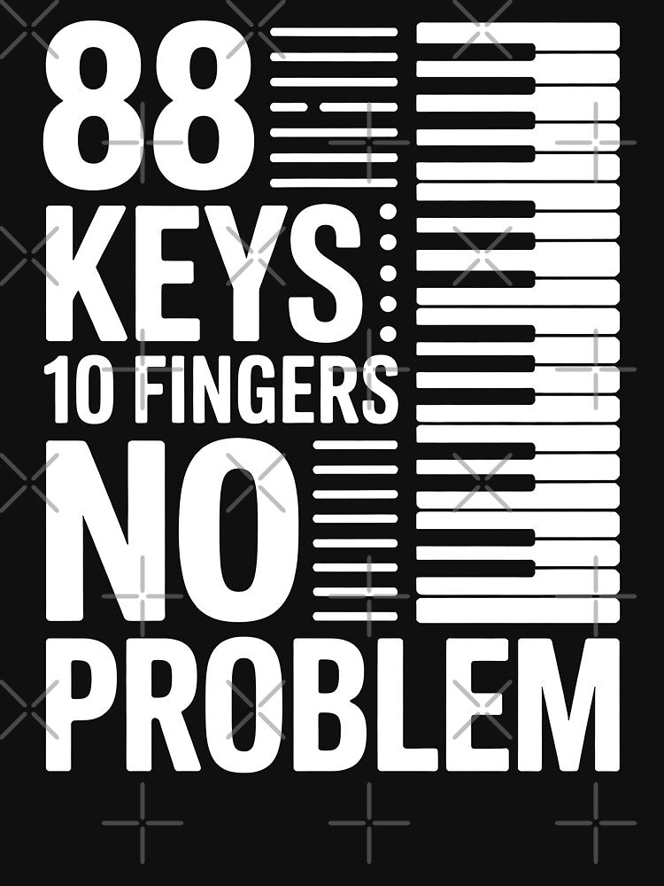 Piano Art for Pianist Piano Teacher Piano Player by BakeryDozen