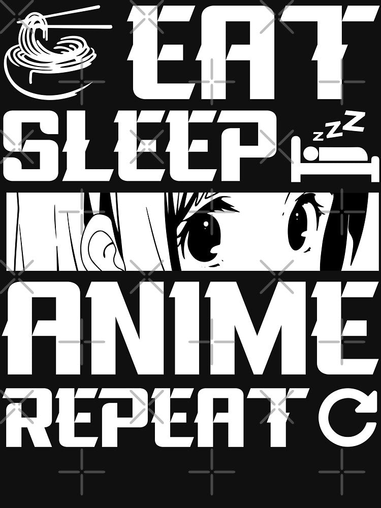 Eat Sleep Anime Repeat – Otaku Lifestyle Design by bella-rosa87