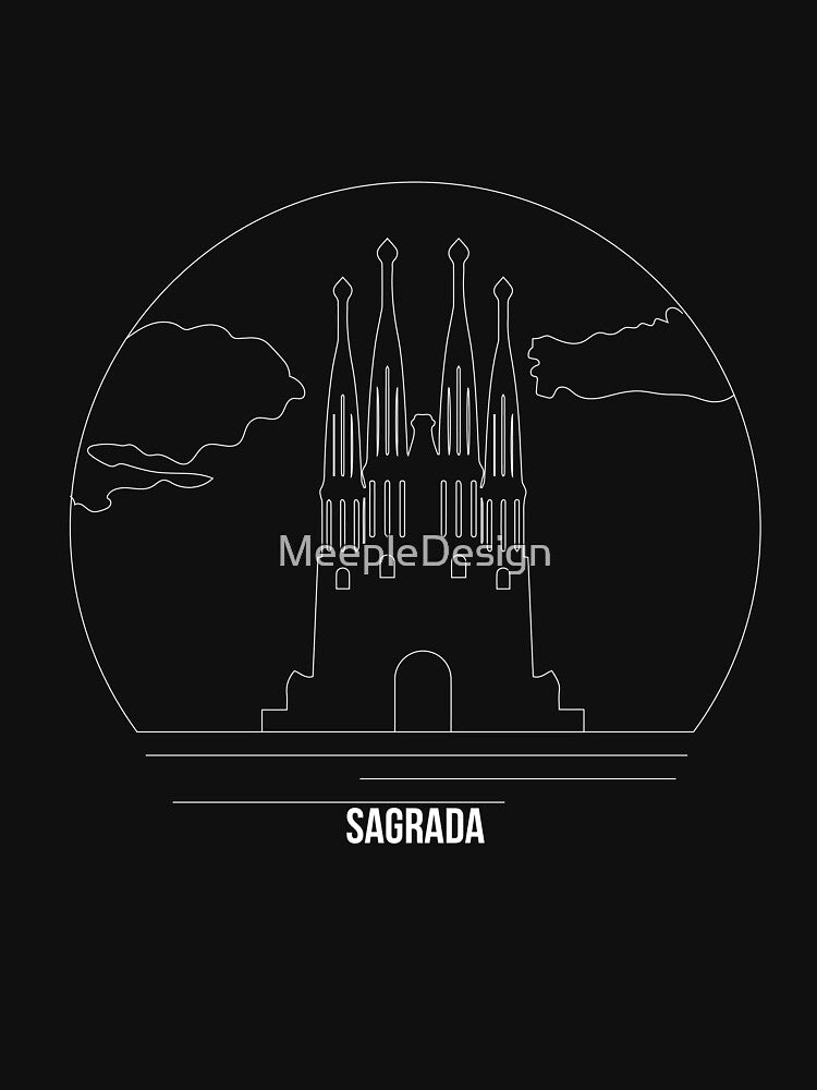 Sagrada Minimalist Line Art - Board Game Inspired Graphic - Tabletop Gaming  - BGG by MeepleDesign