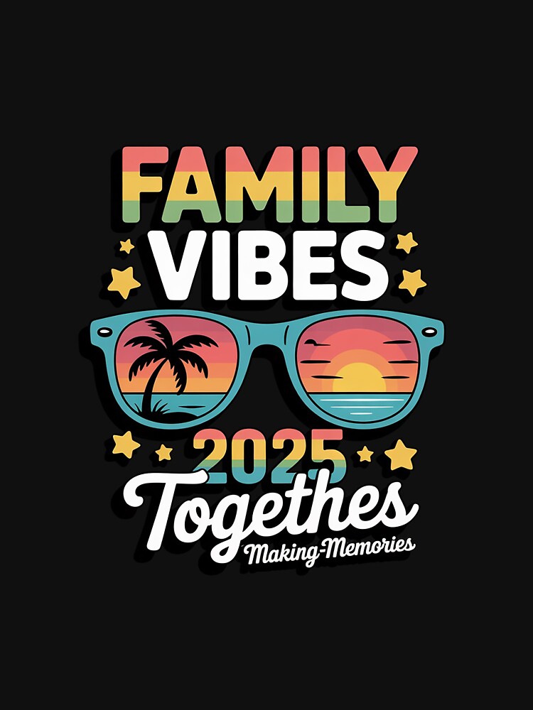 Family Vacation 2025 Beach Matching Summer Family Vibes by TewonLake