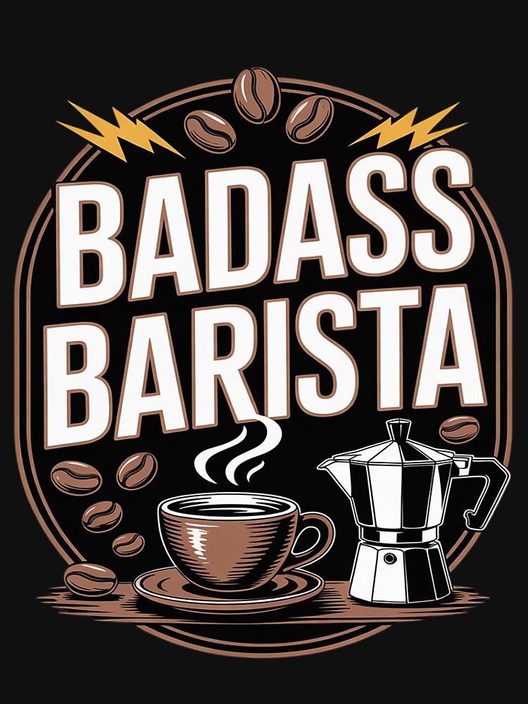 Badass Barista Espresso Coffee Café Expert by Slwankol