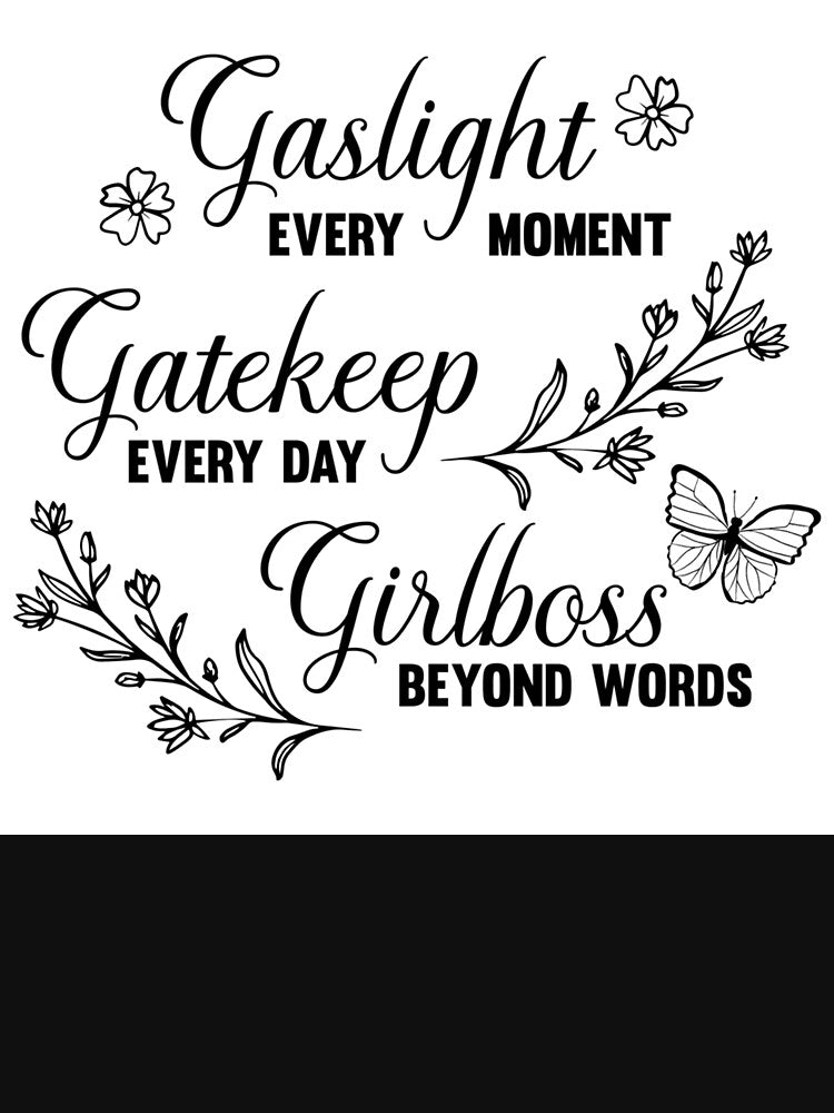 Gaslight Gatekeep Girlboss Meme Art Board Print by rippeegnsc