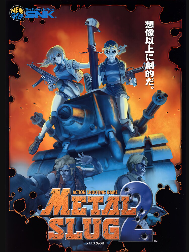 Metal Slug 2 Retro Arcade Poster by Retr0Tshirts