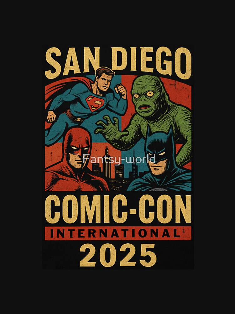 San Diego Comic-Con 2025 Retro Superhero Tribute by Fantsy-world