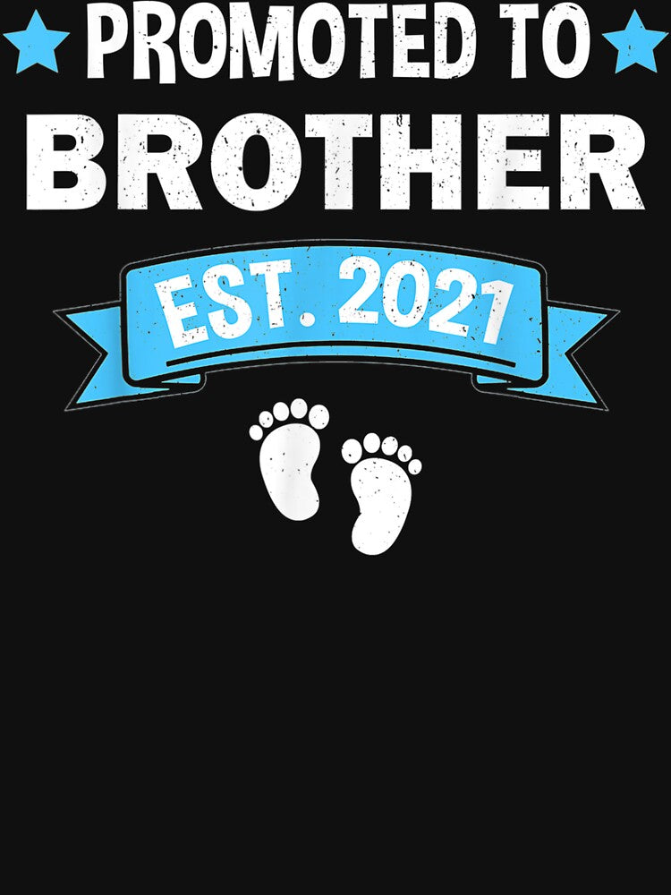 Promoted To Brother Est. 2021 2020 Gift Tee Funny Son Dad by DianaStudio