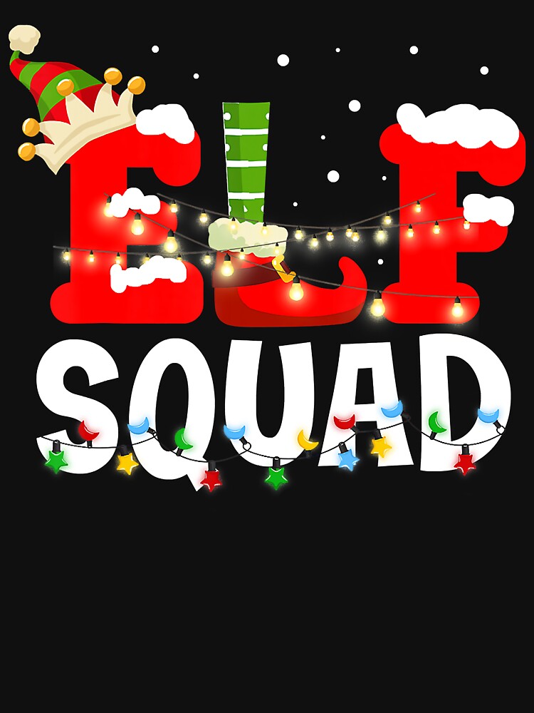 Elf Squad Funny Family Christmas Matching Pajamas by SethFrancis37