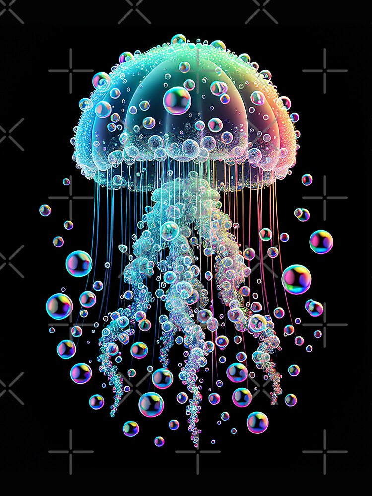Mystical Rainbow Jellies by zzz888