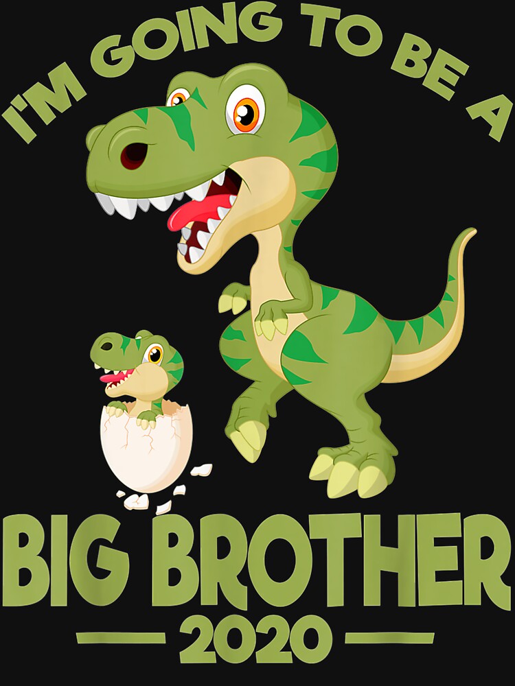 I'M Going To Be A Big Brother 2020 Dinosaur by ShereeStudio