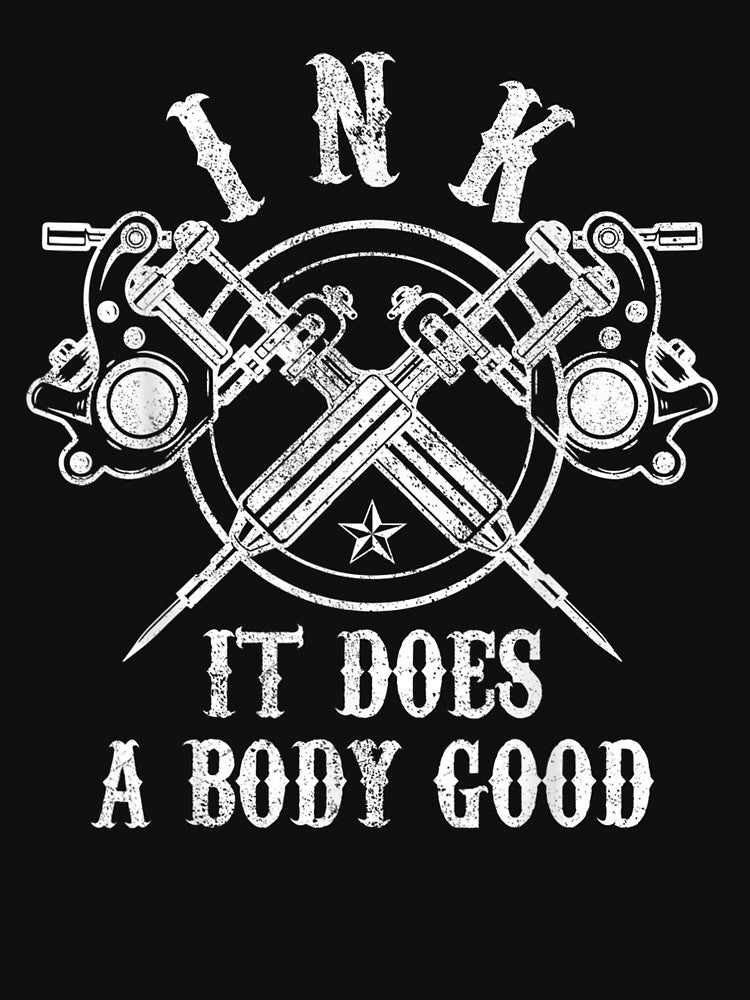 Tattoo Guns - Vintage Ink Inked Funny tattoo Artist Gift T-Shirt by KellyeCollard
