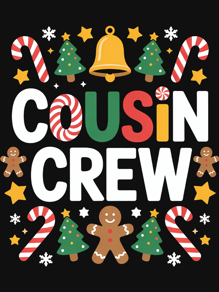 Cousin crew Christmas family Xmas by blueyeeti