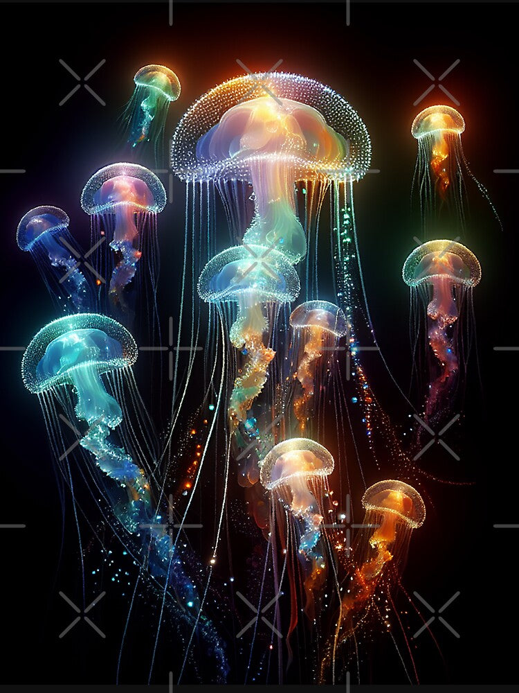 Dance of the Illuminated Jellyfish by zzz888