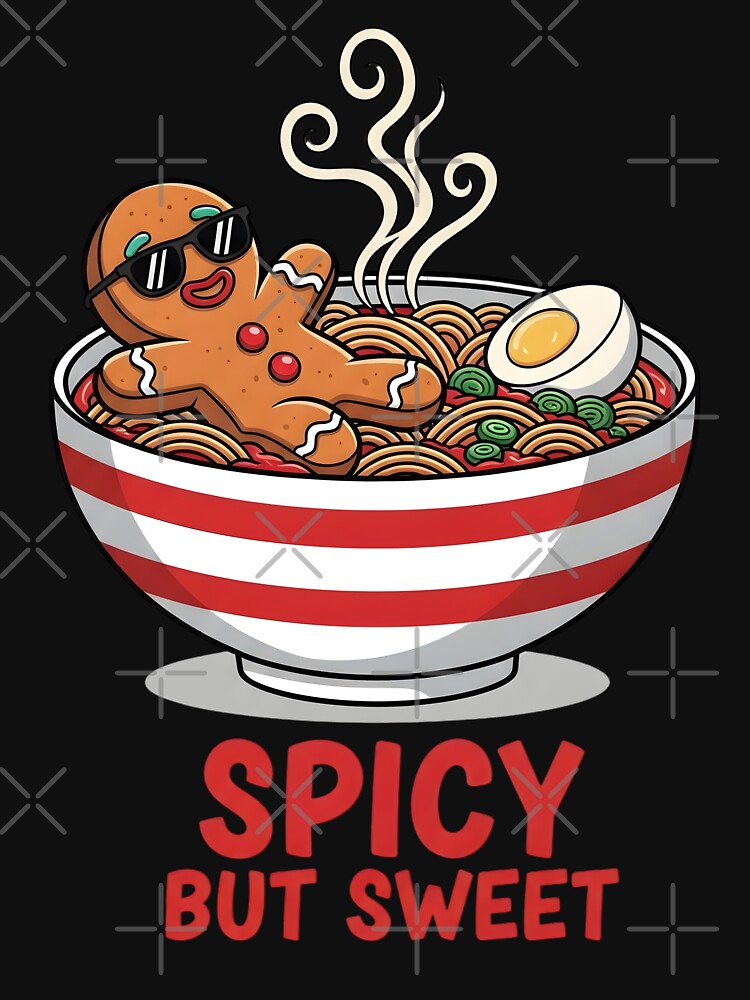 Spicy But Sweet Gingerbread Ramen Noodle Christmas by BakeryDozen