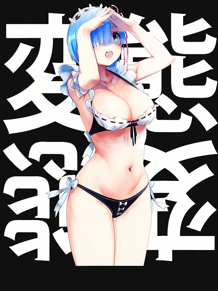 Japanese Anime Kawaii Lewd Maid Waifu Otaku by Lhwatsrdina