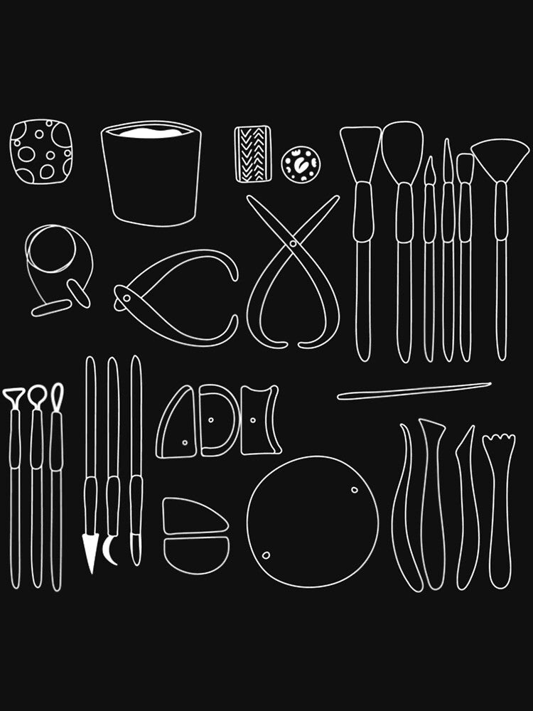 Pottery Tools Shirt for Ceramics Artist Gifts Clay by ageddaughter679