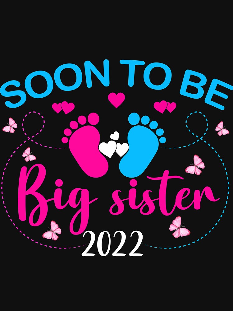 Soon To Be Big Sister 2022 Pregnancy Announcement by TrenddyArts