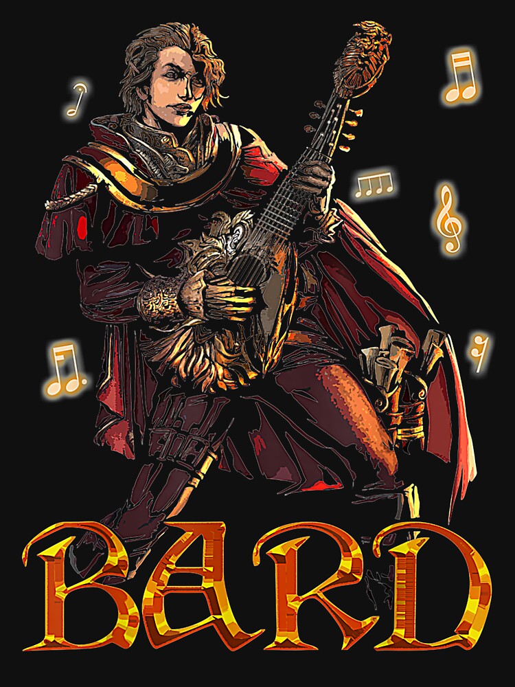 Elven Bard Fantasy Tabletop RPG Roleplaying Gamers by Melophile73