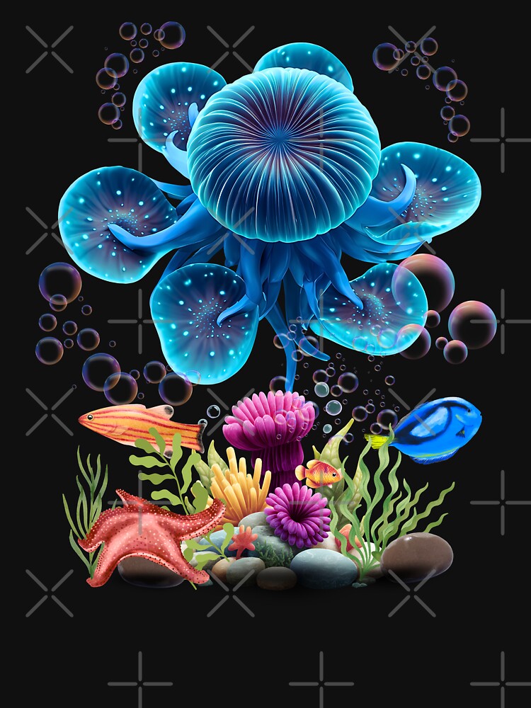 Blue Jelly Glow by Tripp Art Studio