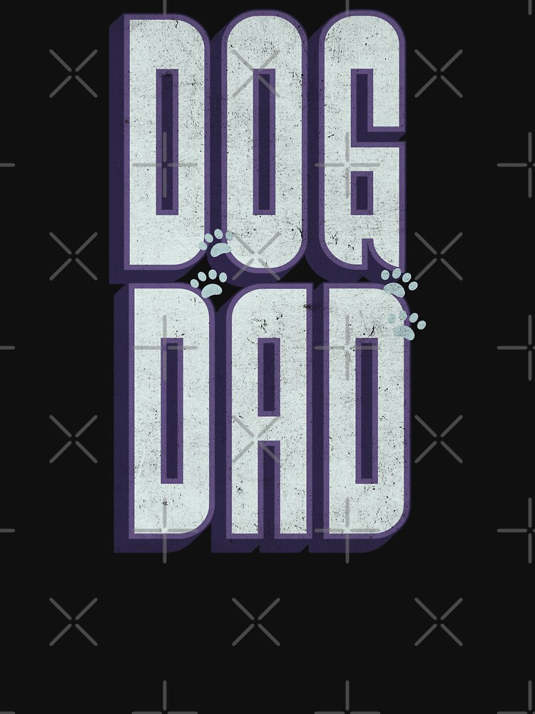 Dog Dad - Vintage Style Puppy and Animal Lover Pet Parent by madtoyman