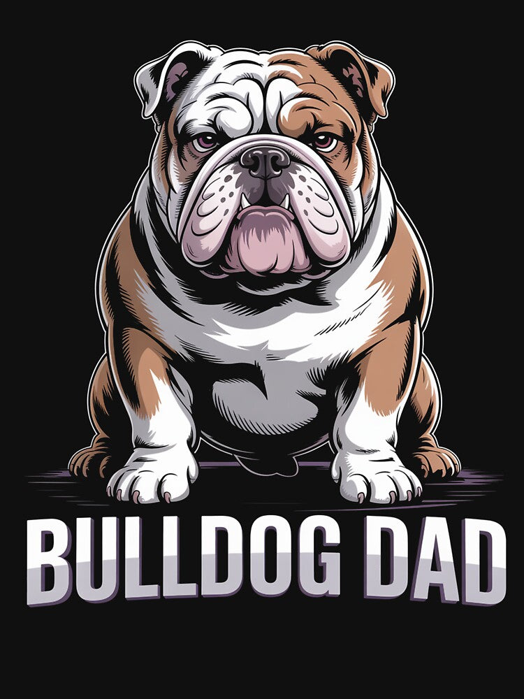 English Bulldog Dad Dog Lover by MaryoKing