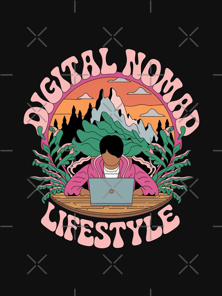 Digital Nomad Lifestyle, Remote Work Adventure by tawscolors