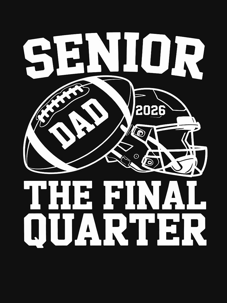 Football Senior Dad 2026 Proud Football Senior Father by trinfhri