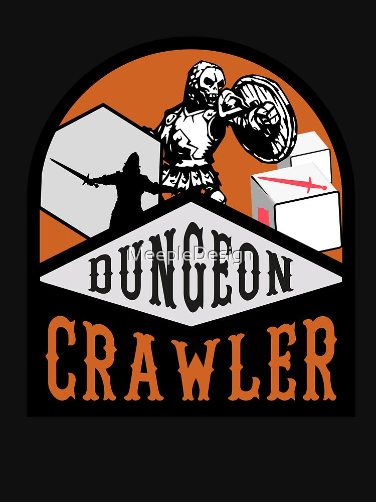 Dungeon Crawler - Board Game Inspired Graphic - Tabletop Gaming  - BGG by MeepleDesign