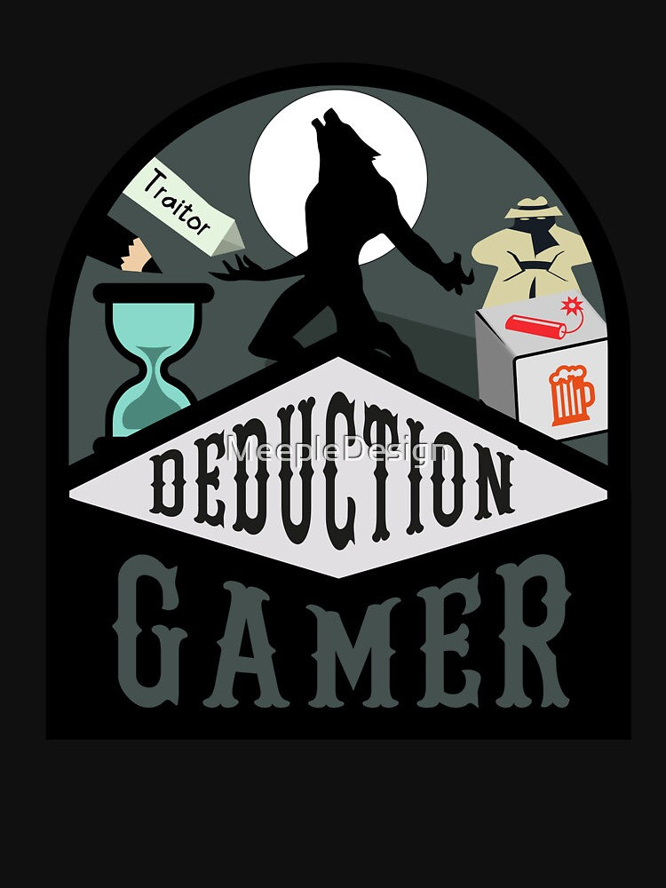 Deduction Gamer - Board Game Inspired Graphic - Tabletop Gaming  - BGG by MeepleDesign