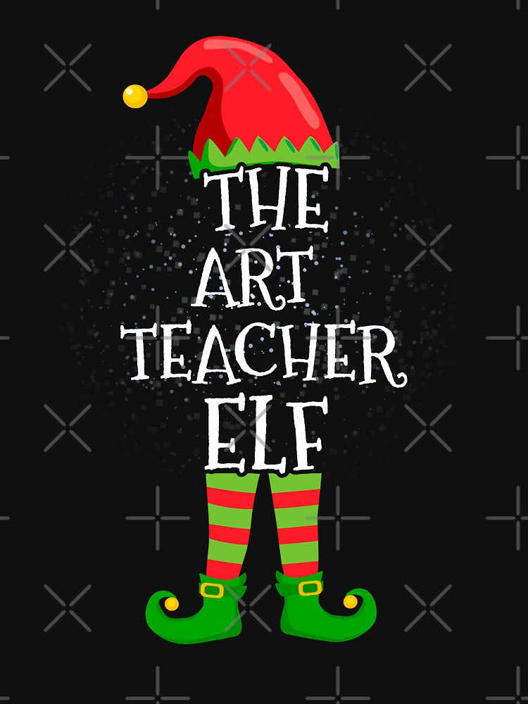 Art Teacher Elf Family Matching Christmas Group by CosmoKitsch