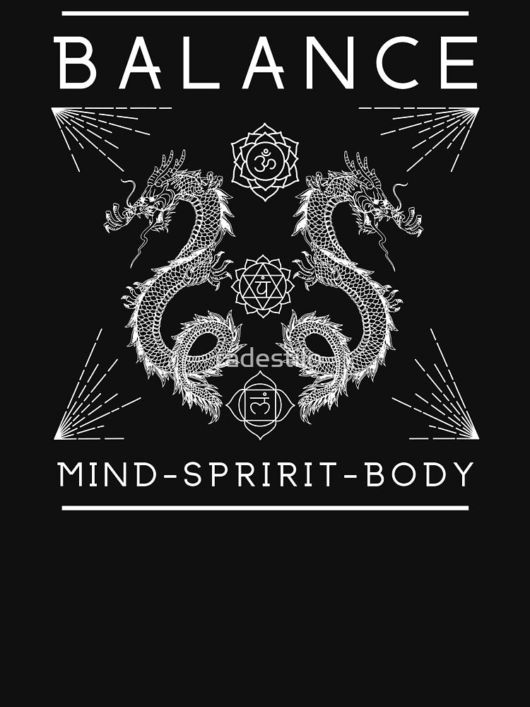 Balance Mind Body Spirit - White font by radestilo