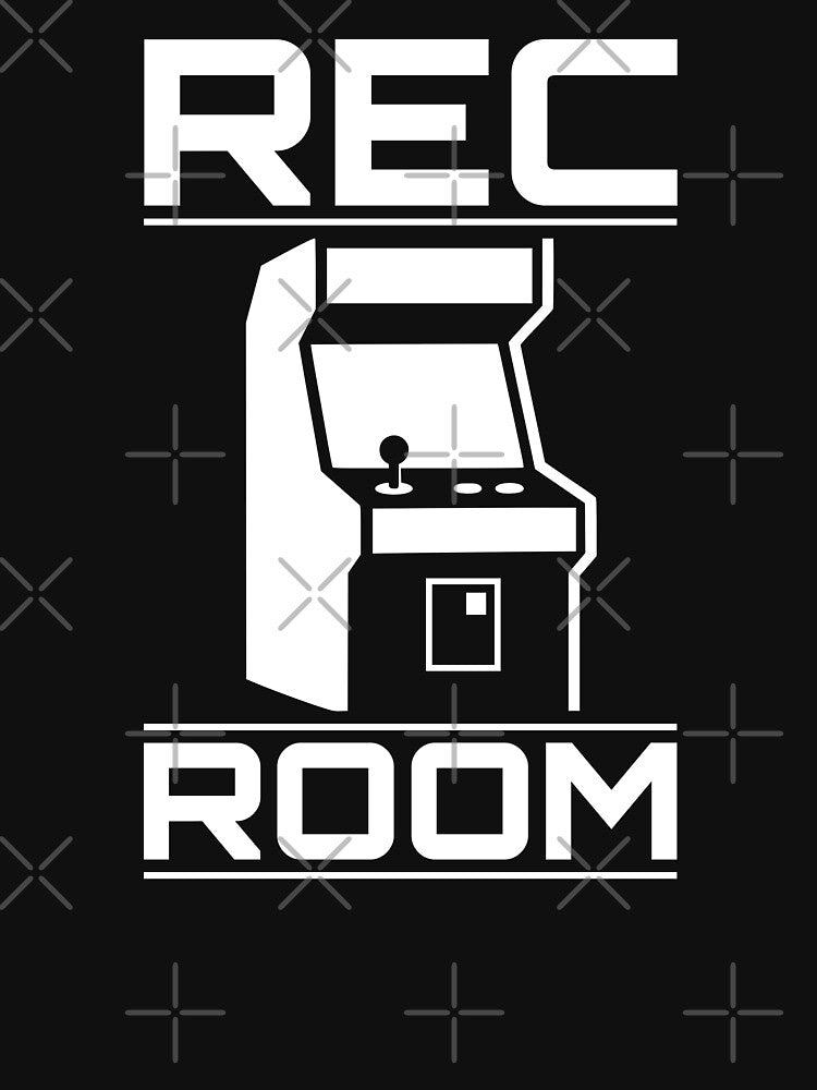 Arcade Game Room Retro Gaming Design by AnnSign
