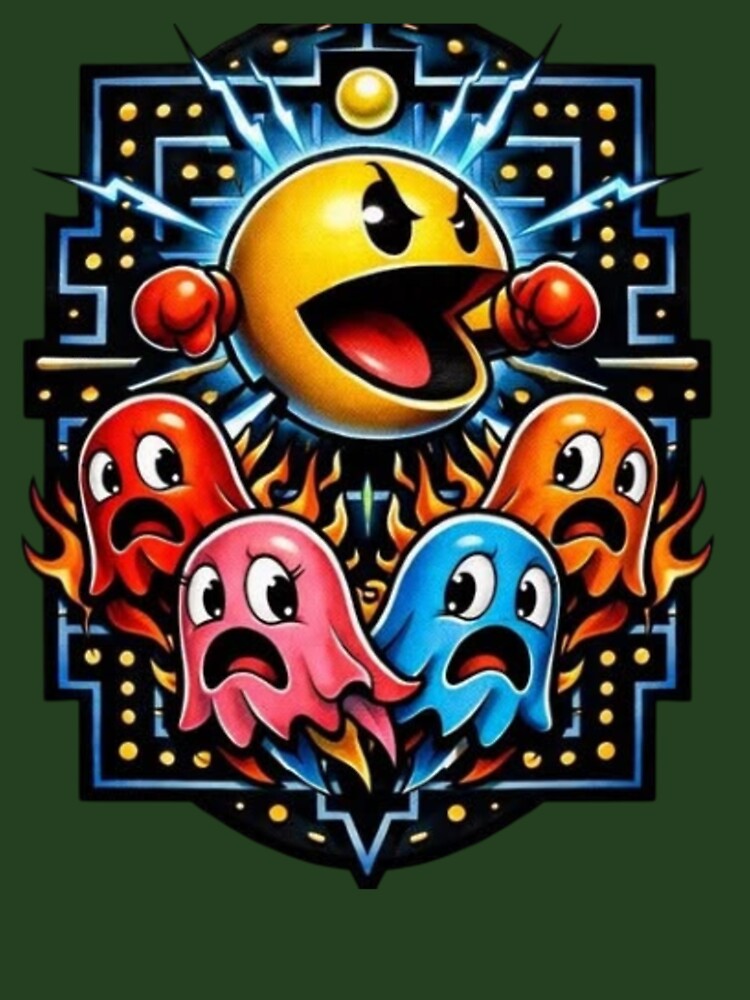 Pac-Man Arcade Ghost Chase by INKRebelGraphic