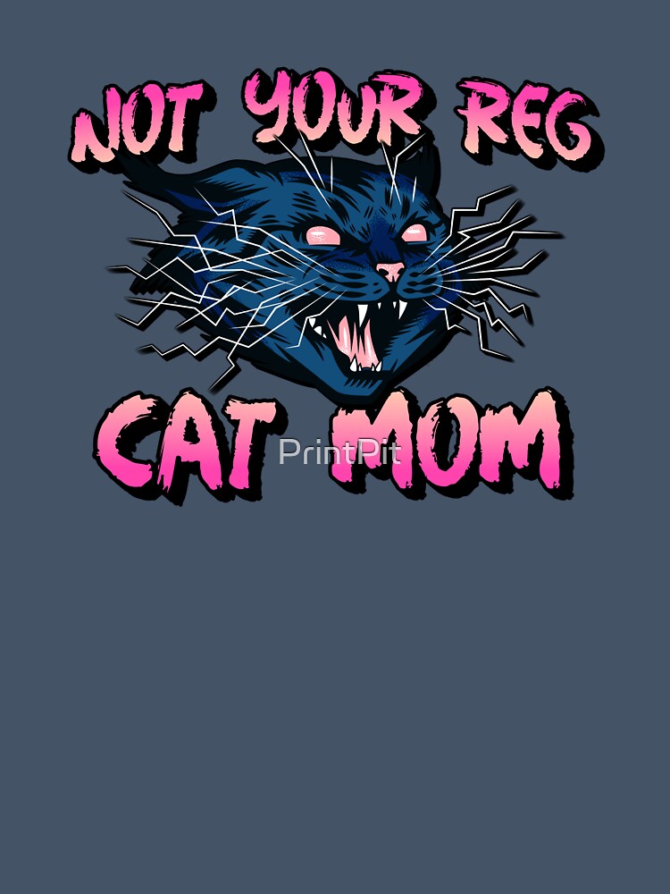 Not your regular cat mom decor by PrintPit