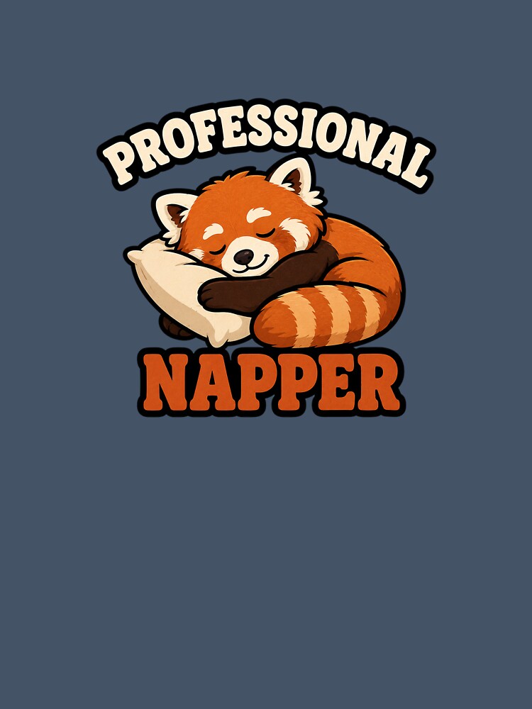 Professional Napper Cute Red Panda by EastEndTownie