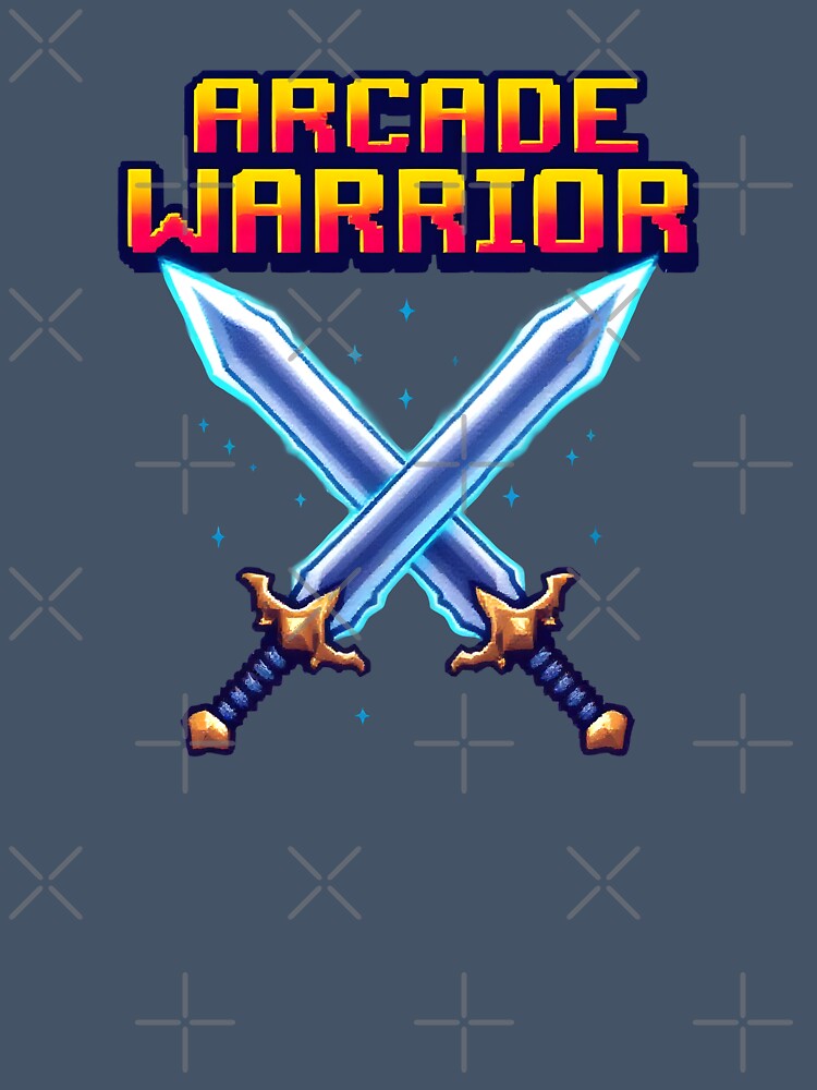 Arcade Warrior: Glowing Swords of Victory by Jollys-ArtShop