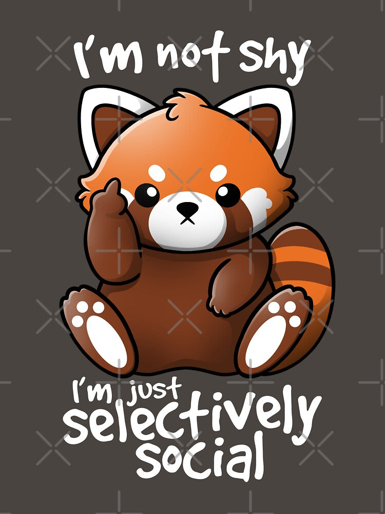 Shy red panda by NemiMakeit