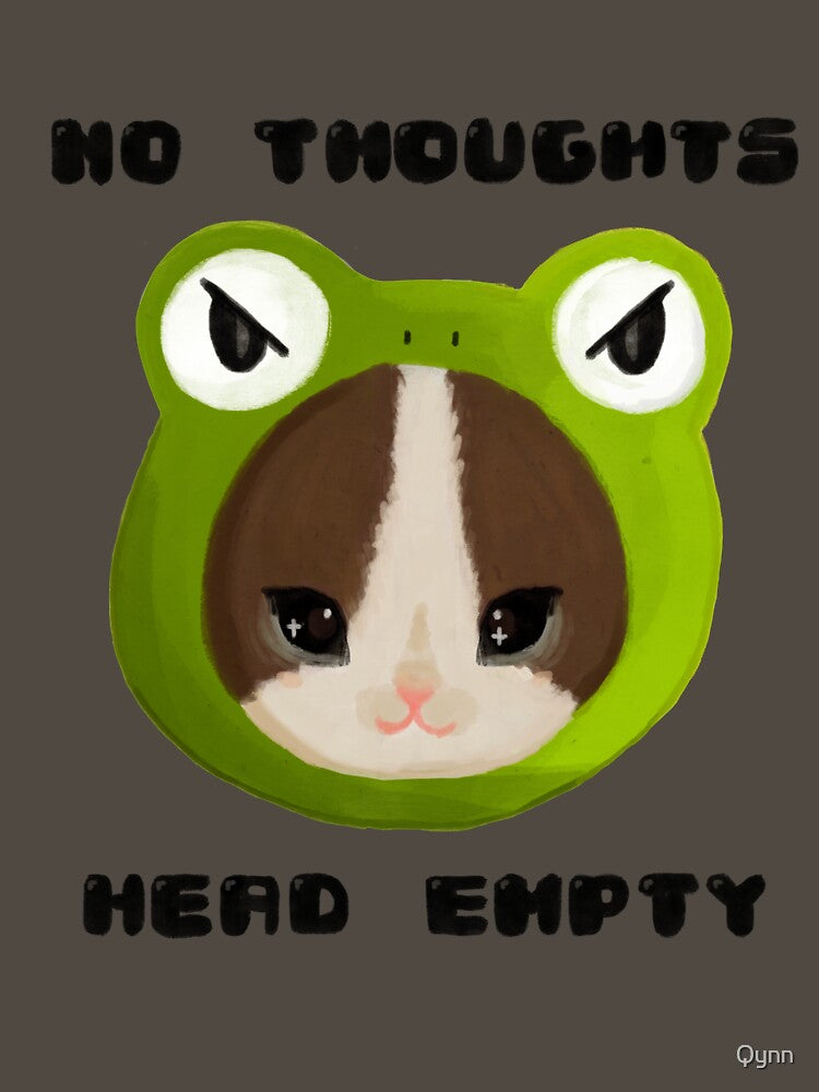 Frog Hat Cat by Qynn