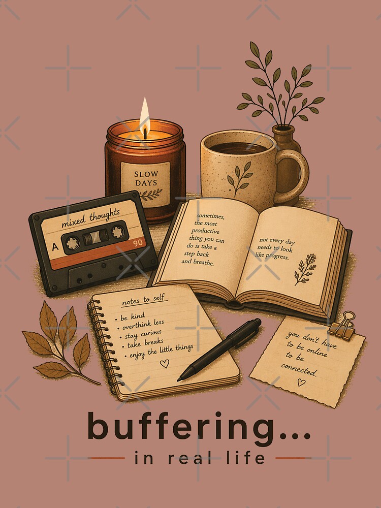Buffering In Real Life | Slow Living Aesthetic Design by KAYJAY DESIGNS