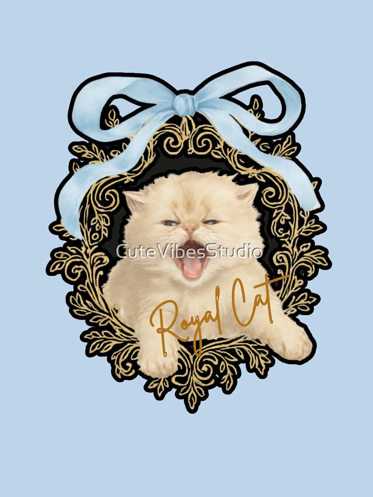 Royal Cat Design | Funny Cat Lover Design by CuteVibesStudio