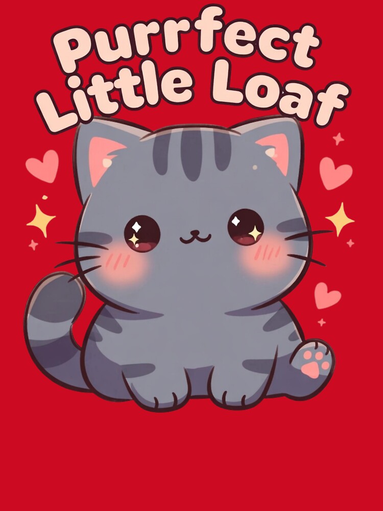 Purrfect Little Loaf Kawaii Cat | Cute Cat Loaf Cat Lover Gift by RockyFem