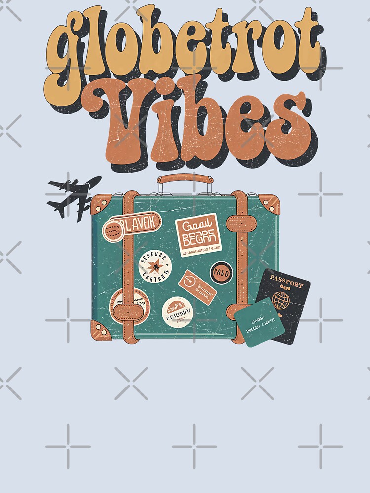 Globetrot Vibes – Retro Suitcase Travel Style by Taans-Creation