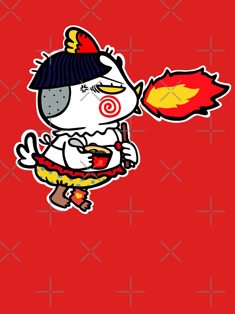 FIRE BREATH! The Spiciest Noodles! Buldak Hot Chicken Flavor Ramen. It's so hot! by PickledjoArt